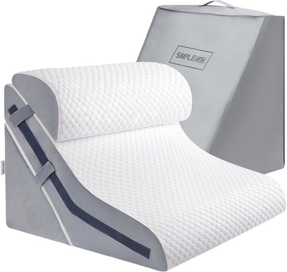 Simpledad Wedge Pillow for Sleeping, Orthopedic Bed Wedge Pillow Set