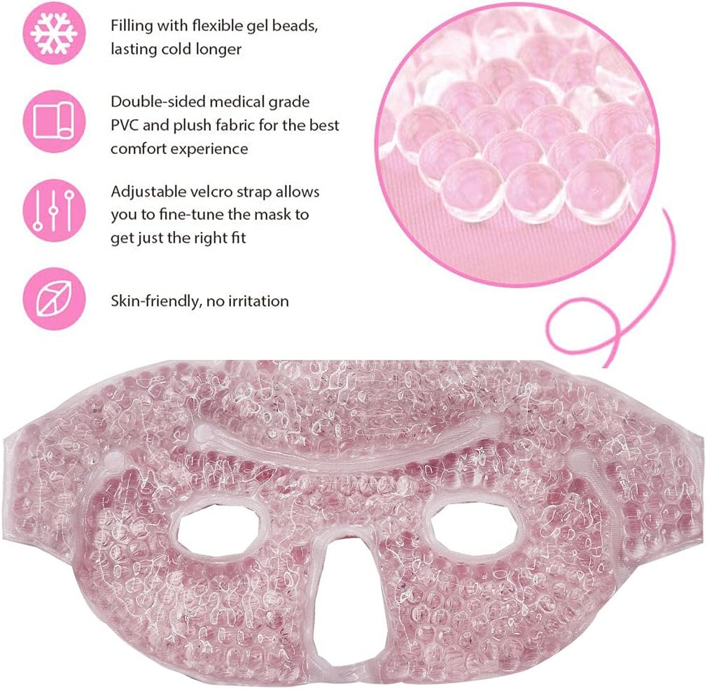 ColdCool Gel Eye Mask – Reusable Cold Compress for Puffy Eyes