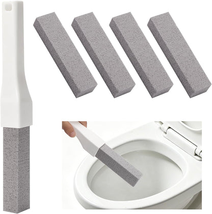 Pumice Stone Toilet Bowl Cleaner with Handle for Hard Water & Rust | Toilet Pumice Stone for Hard Water Ring, Rust Stains, Toilet Bowls and Sinks