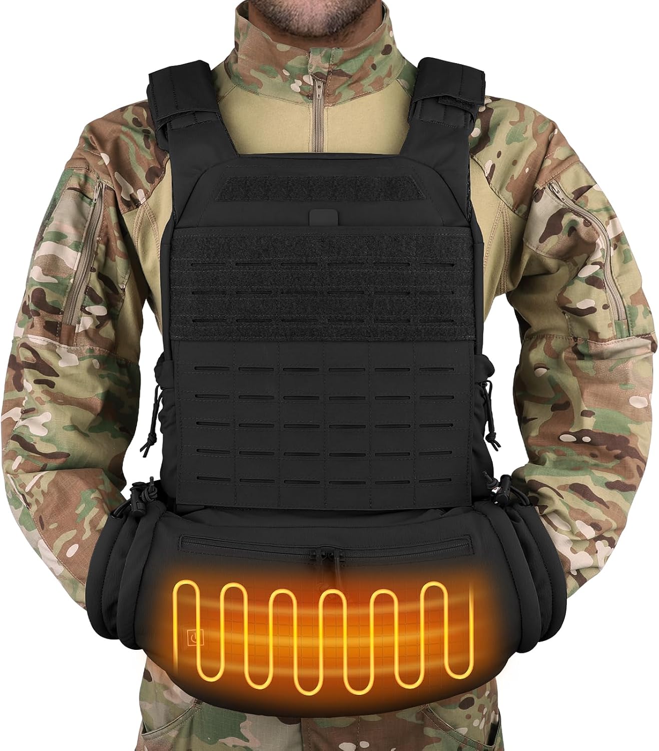 Tactical Hand Warmer,Portable Drop Hanger Waist Handwarmer Pouch for Hunting Golf Camping Fishing, Hiking, Football Winter Outdoor Field Survival.