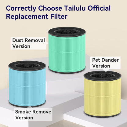 Tailulu Air Purifiers for Home 1200 Ft², H13 True HEPA Air Purifier Bedroom