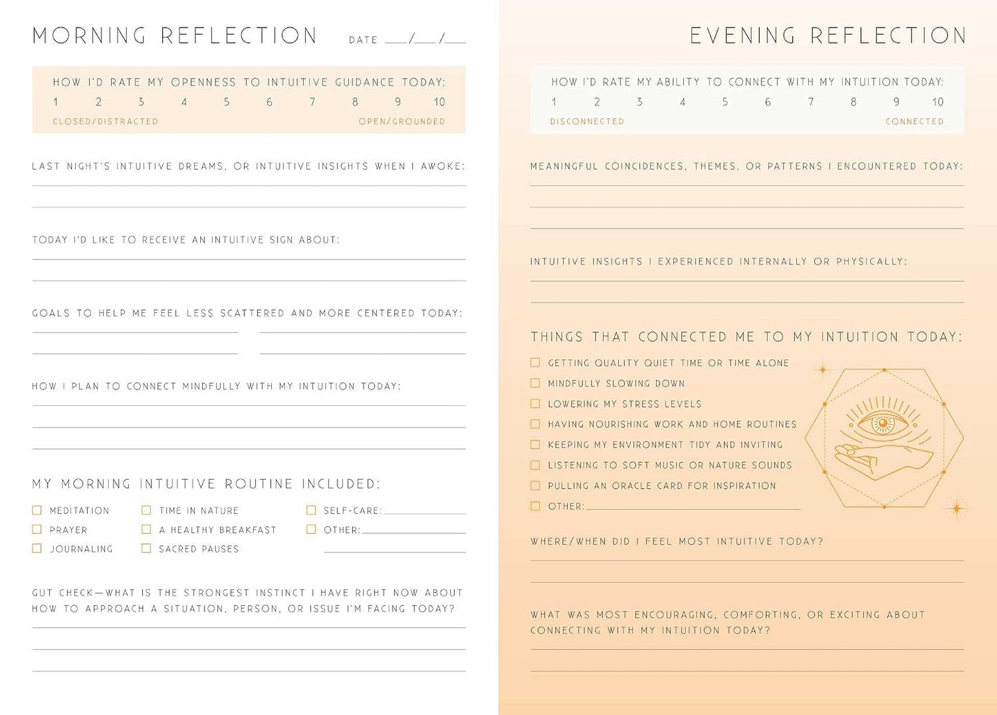 Intuition: A Day and Night Reflection Journal (Inner World)