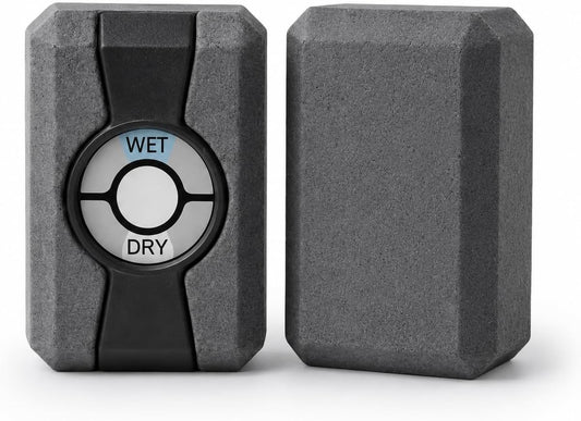 CUBE Gun Safe Dehumidifier, 2 Pack, for small confined space | Rechargeable, Reusable Desiccant Stone, Wet/Dry Indicator, Microwave Renewable, For Safes, Toolboxes, Camera Bags & Cars