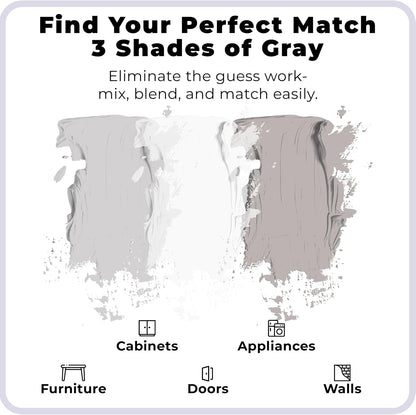 spot. Touch-Up Paint | Matte Finish for Cabinets, Walls, Doors & Furniture | Multi-Tone Beige Repair Kit | Quick-Dry, Self-Priming, Low-Odor, Eco-Friendly | No-Sanding or Primer Needed | 3 Pack