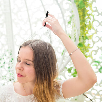 USAGA Head Massager Scalp Massager 20 Fingers Head Scratcher (Red & Blue)