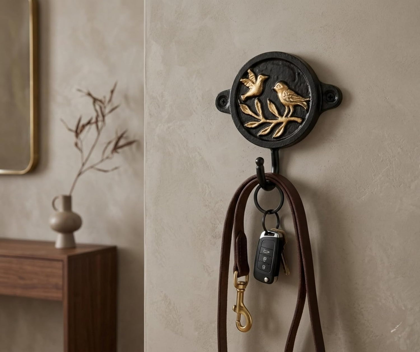Aluminium Dog Paw Wall Hook for Wall Decor – Rustic Pet-Themed Coat Hook for Keys, Leashes, Towels, Hats & Bags – Decorative Heavy Duty Wall Mounted Hook for Entryway, Bathroom & Bedroom