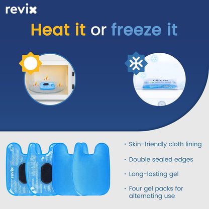 REVIX Kids Teeth Ice Pack Head Wrap for Tonsillectomy & Wisdom Teeth