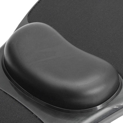 Home Office Computer Arm Rest Chair Armrest Mouse Pad Mat Wrist Support Black (Please Measure Chair arm Rest Size and Confirm Our Straps Size Before Ordering)