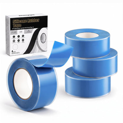 Self Fusing Silicone Tape 2 Rolls Flex Seal Tape 1 Inch x 10 Feet | Waterproof Hose Repair Tape, Silicone Rubber for Plumbing, Pipe Leak Seal, Rescue Tape, Outdoor Coax And Tool Fixation