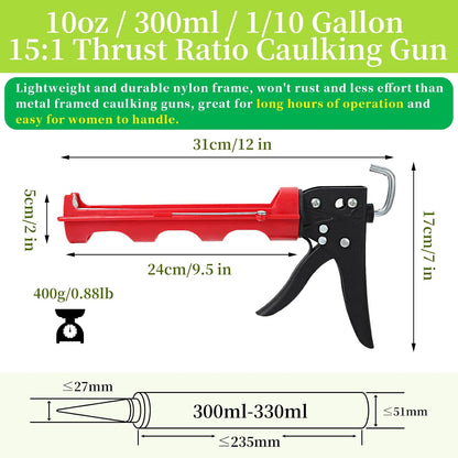 Caulk Tool Kit for Removal and Application Caulking Spatula Grout Stripper Tool Grout Remover Angle Carbide Scraper Caulking Tips Tool with Caulk Application Tool and Silicone Finishing Tools