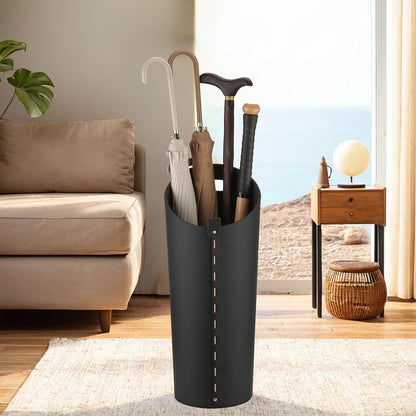 Tall Umbrella Holder White That won't Tip Over and Removable Drip Water Tray Modern Farmhouse Home Decor Umbrella Bucket Rack Can Storage 10 Different Sizes of Golf Umbrellas Canes etc