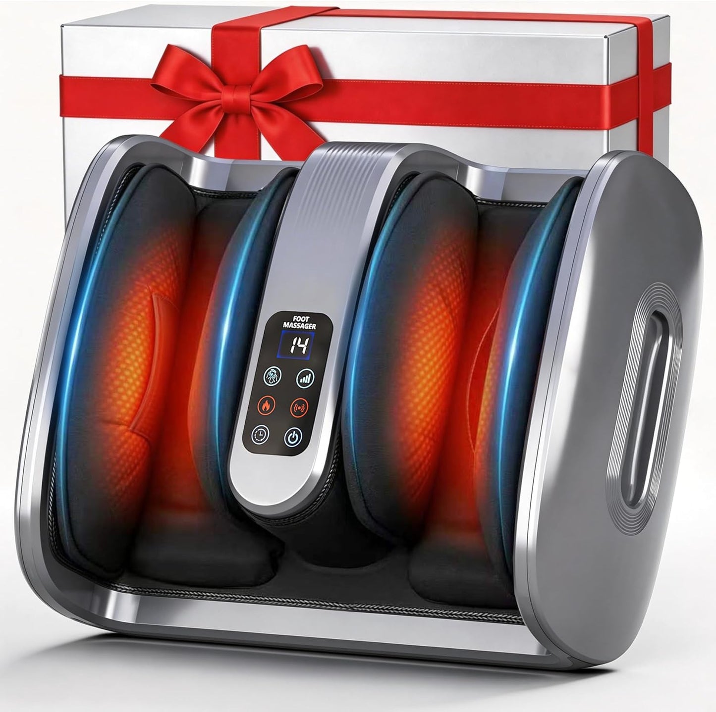 Foot Massager with Heat & Cooling for Feet and Calves, Gift for Men & Women