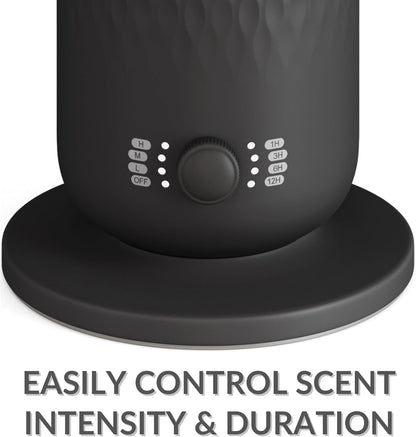 The AirScent Waterless Diffuser - Cold Air Scent Diffuser Oil Machine | for Homes, Offices, Hotels and Spas - Aromatherapy Diffuser For Aesthetic Scenting - Black - 4.05 Oz - Fragrance Not Included