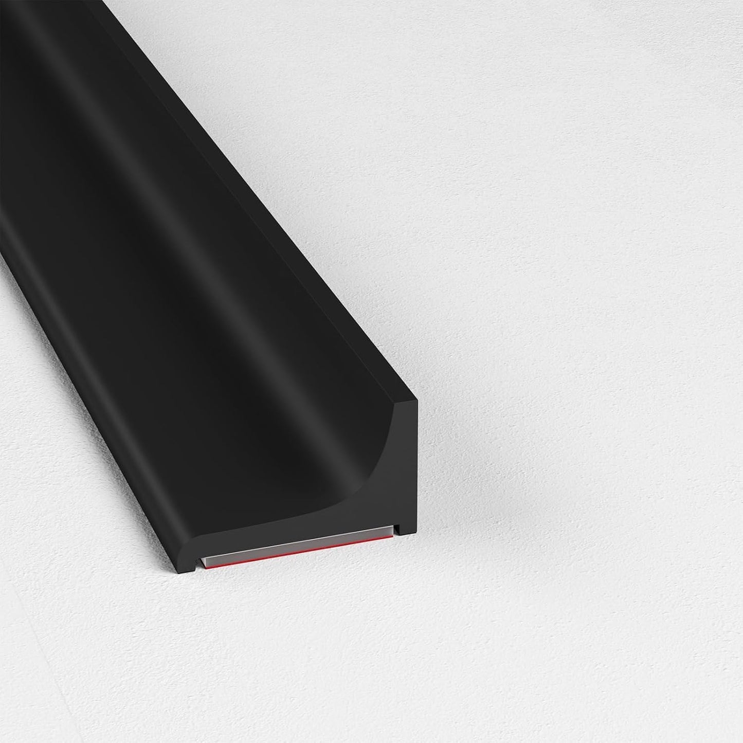 39 inch Silicone Water Guard for Kitchen Sink, Rubber Shower Threshold Splash Guard, Shower Barrier Water Strip Dam, Corner Water Retaining Dam Strip for Kitchen Sink Cooktop Bathroom Tub