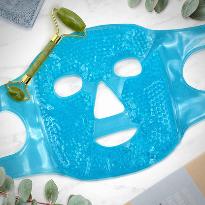 Cooling Gel Eye Mask Cold Compress for Puffy Eyes, Dark Circles, Headaches, Purple
