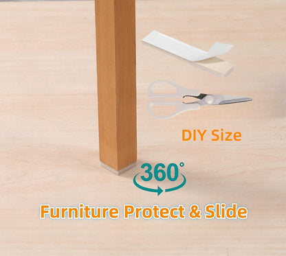 Felt Pads Small 3/8" Felt Pads for Cabinet Doors Bumpers, Cabinet Cushion Dots Felt Cabinet Door Stops, Self Adhesive Thick Bumper Pads to Protect Surfaces -Anti Scratch 234 Pcs Round Brown