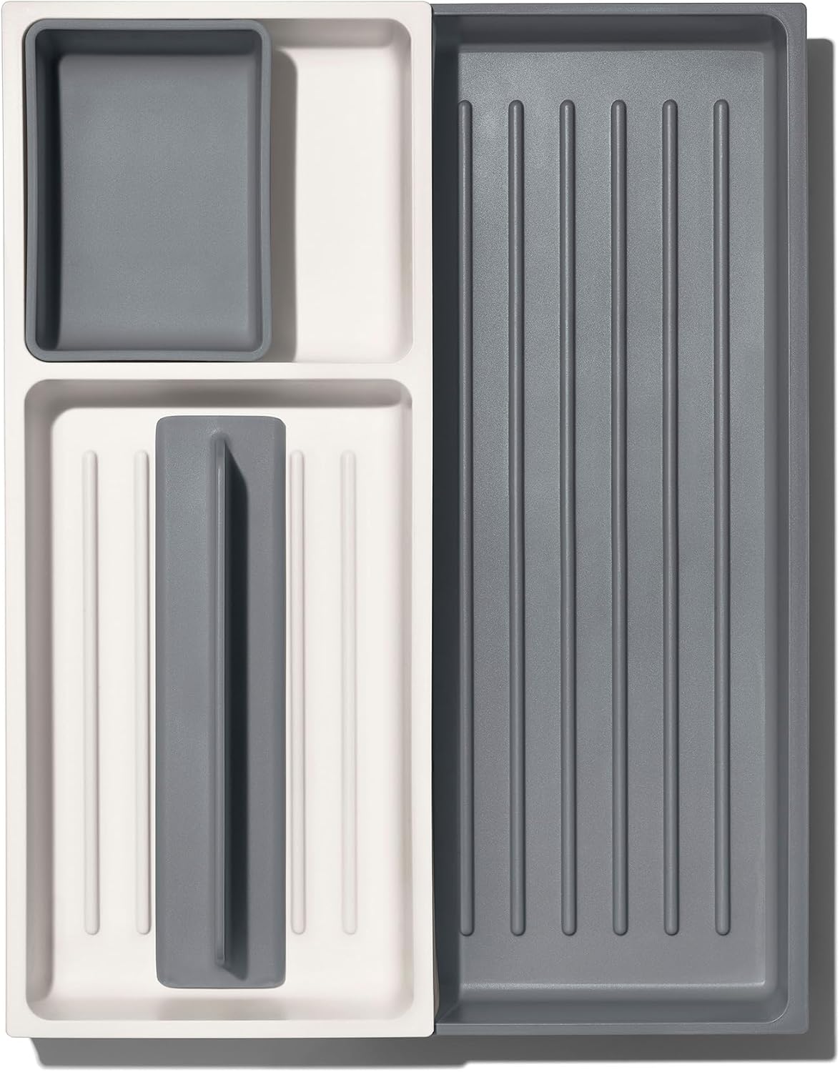 OXO Good Grips Kitchen, Compact Spice Drawer Organizer, White