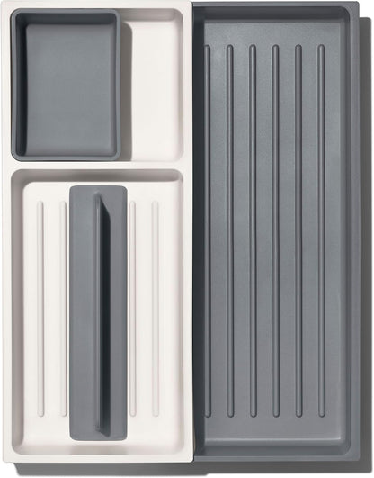 OXO Good Grips Kitchen, Compact Spice Drawer Organizer, White