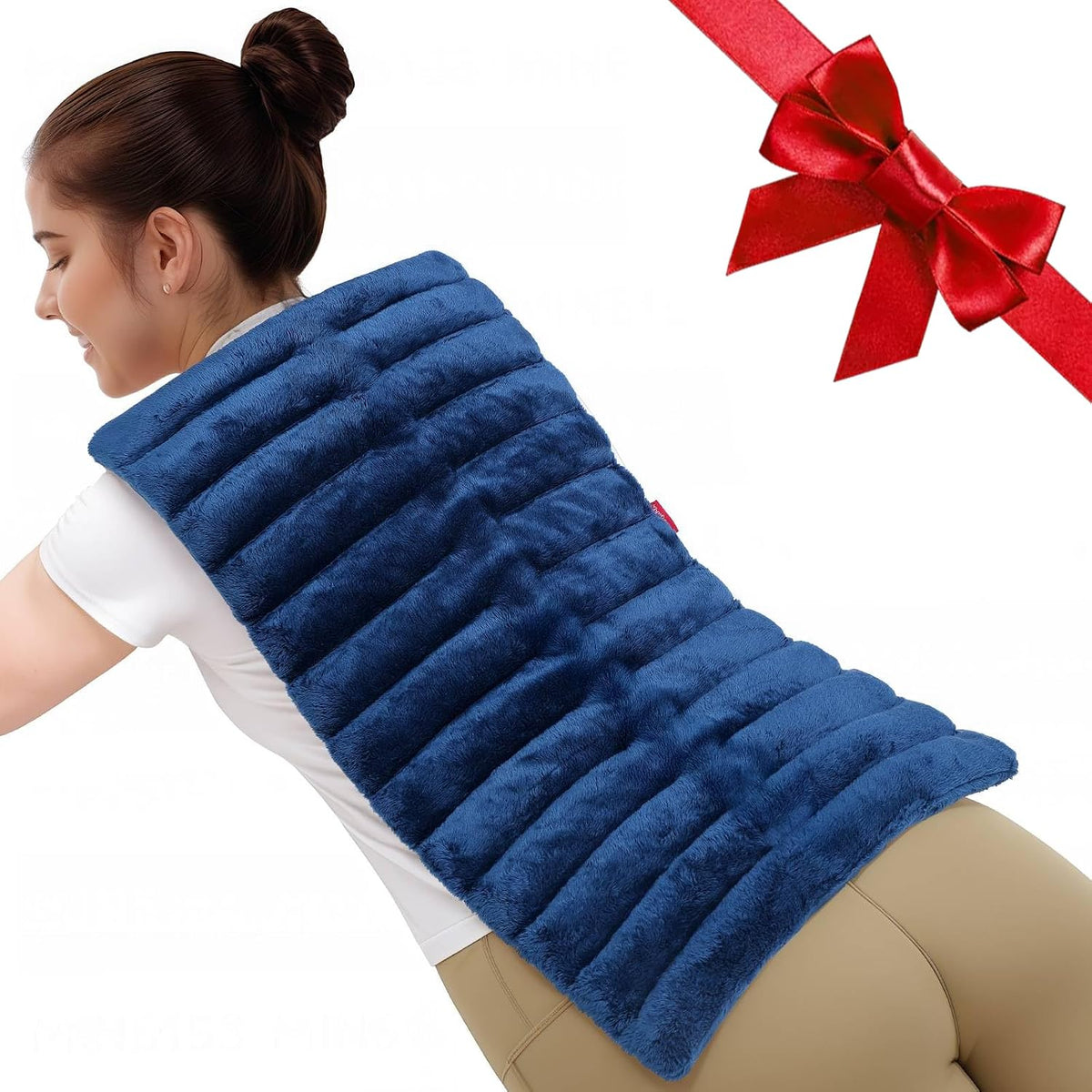 Comfytemp 12" x 22" Large Microwavable Moist Heating Pad for Back, 3.6 lb