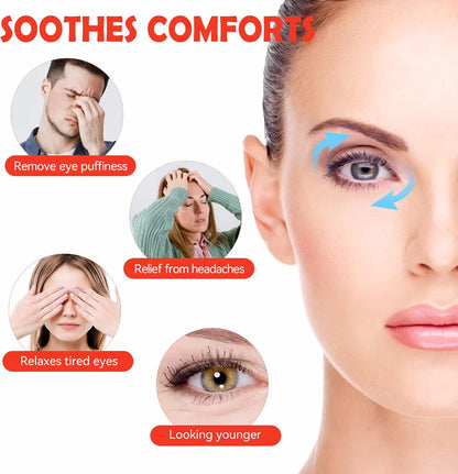 Gel Eye Mask for Dark Circles and Puffiness,Cold/Hot Packs Reusable Cute Cooling Ice Eye Masks,Relief Migraine Eyes Swollen,Soft & Non Toxic Suitable for Kids,Woman and Man(3 Pack)
