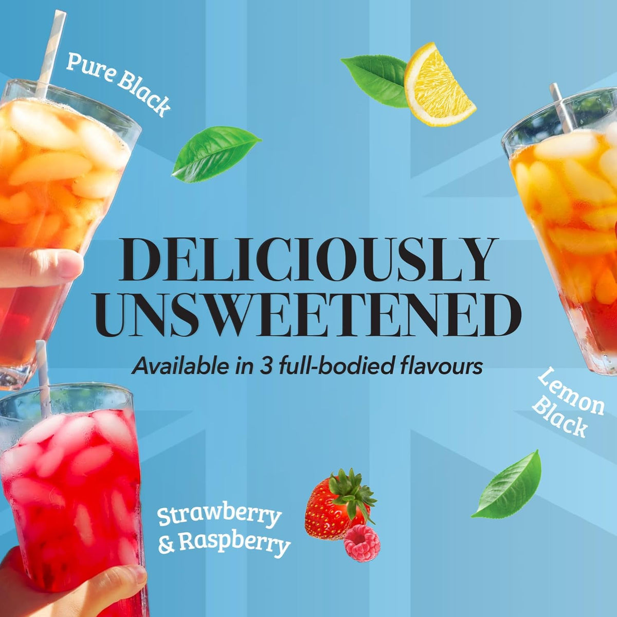 Twinings Strawberry & Raspberry Herbal Iced Tea, 72 Oversized Tea Bags, Makes 18 Pitchers or 144 Servings, Unsweetened, Naturally Caffeine-Free, (Pack of 1)