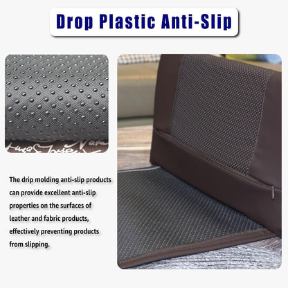 Breathable Perforated Leather Recliner Memory Foam Head Pillow - Non-Slip Base with Adjustable Neck Support in Chocolate, for Recliners, Sofas, and Loveseats, Ensuring Unmatched Relaxation