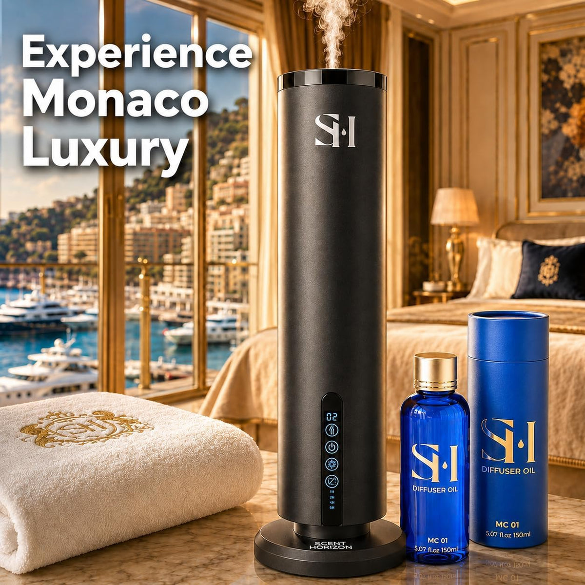 ScentHorizon Monaco MC01 Hotel Diffuser Oil Refill, 5.07 oz (150 ml)