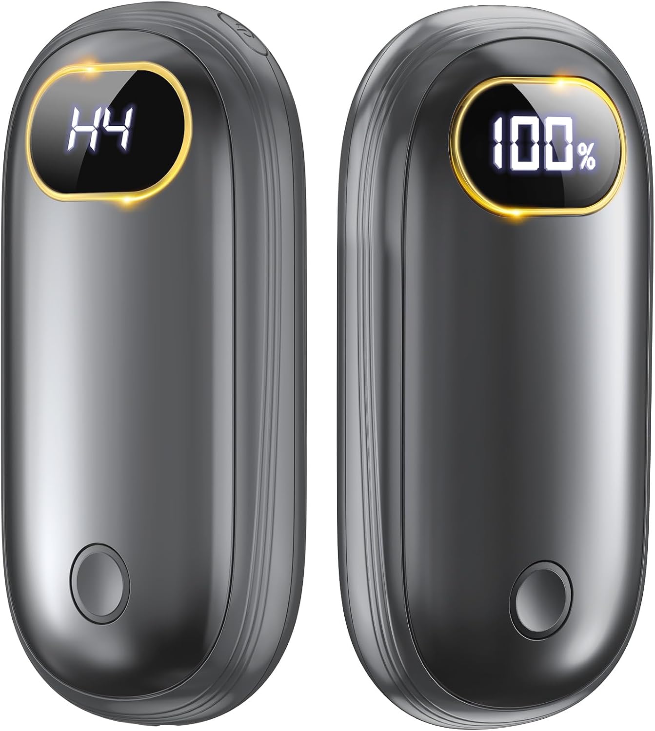 Hand Warmers Rechargeable - Electric Hand Warmers 2 Pack with Dual-Sided Heating for 15Hrs Warmth, LED Display & Flashlight, Hunting Essentials, Gifts for Christmas Man Women Raynauds Golf