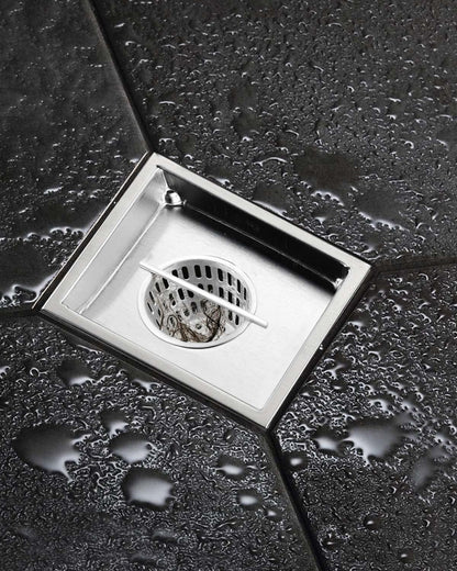 2 Inch Hair and Debris Strainer, Shower Drain Strainer with Lifting Hook, Stainless Steel Debris Basket Shower Drain Catcher, Hair Catcher for Floor Drain