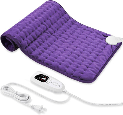 Electric Heating pad for Back Neck Shoulder Knee Arms Legs- Electric Heat Pads with 6 Heat Settings & Auto Shut Off Heat Heating Pad for Birthday Mother Father Girl Men Women