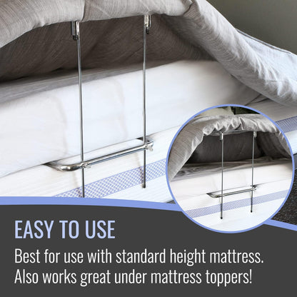 DMI Blanket Lifter Support Bar with Adjustable Frame Keeps Blankets and Sheets from Pressing on Body to Relieve Pressure and Temperature