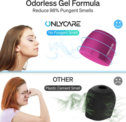 ONLYCARE Migraine Relief Cap, Headache Relief Cold Cap for Migraine Relief | Soothing Headache Ice Face Pack Mask, Cold Compress Head Wrap for Sinus, Tension, Stress, Hangover, Self Care Gifts for Women