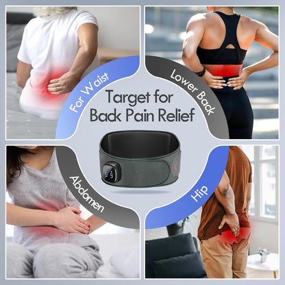 Comfytemp Cordless Portable Heating Pad with Massager for Lower Back FSA