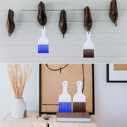 2Pcs Air Conditioner Fin Comb Cleaner kit AC Coil Cleaning Brush Condenser Fin Straightener AC Evaporator Comb Radiator Repair Clean Tool