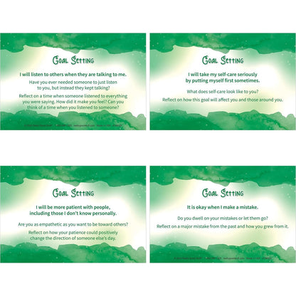 Really Good Stuff Self Care Reflection Cards-Mindful Thinking | Ages 11+, Grades 6+, Positive Affirmations, Meditation Techniques to Manage Emotions & Feelings for Kids & Adults