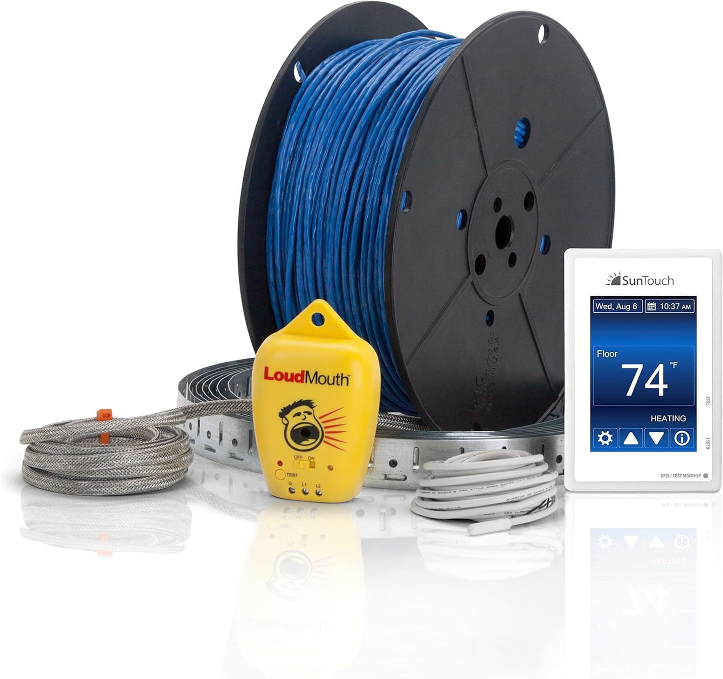 SunTouch WarmWire Floor Heating Kit, 15 Sq. Ft., (120V)