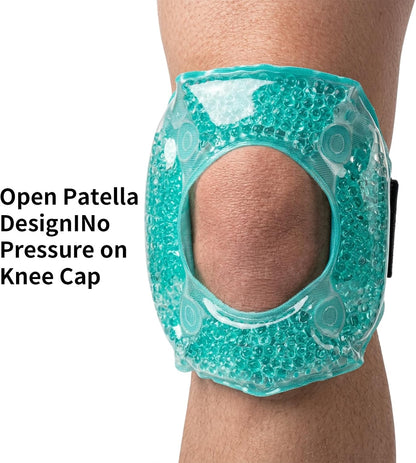 Coldcool Knee Ice Pack Reusable Gel Wrap for Pain Relief & Post-Surgery Recovery - Hot & Cold Therapy for Arthritis, Sports Injuries (2 Pack)