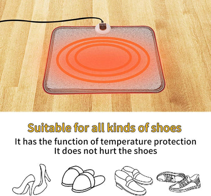 Livtribe Heated Floor Mat for Foot, Carbon Crystal Heated Foot Warmer