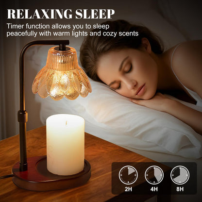Candle Warmer Lamp with Timer,Birthday Gifes for Women and House Warming