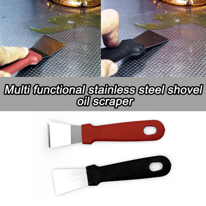 Fan Blade Blower Wheel Puller Kit,1Pcs Blower Fan Puller+3Pcs Small Wire Brushes+2Pcs Stainless Steel Scraper,Range Hood Cleaning Wind Wheel Removal Tool Pull Appliance Disassemble Hand Tools