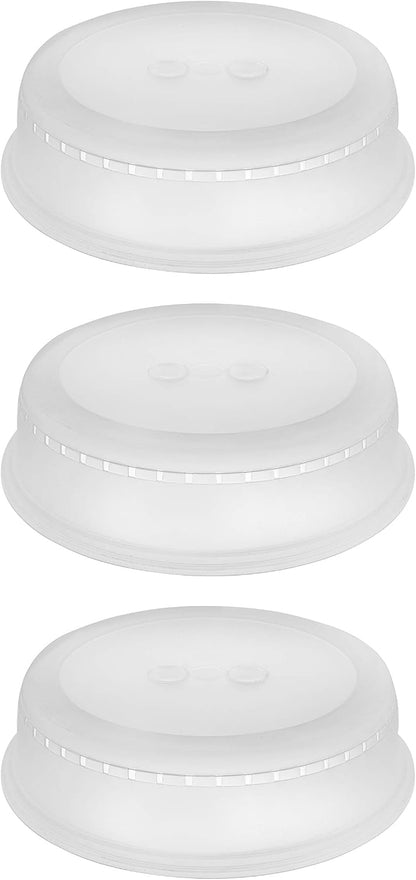 YBM HOME Microwave Splatter Cover Keeps Your Microwave Spotless During Food Heating, Anti-Splatter Plate Lid Cover, BPA Free and Dishwasher Safe (1, 2.5x10x9)