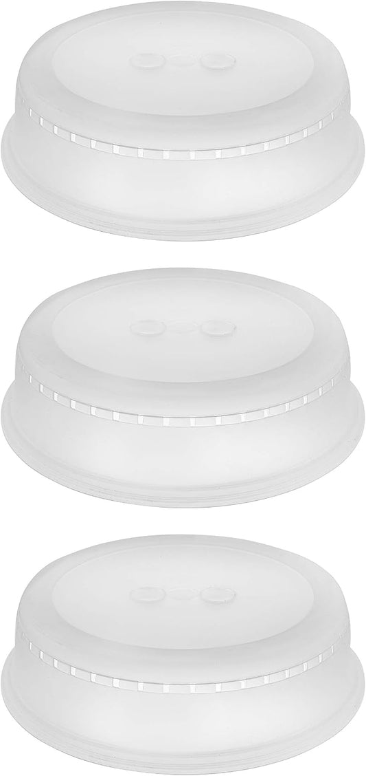 YBM HOME Microwave Splatter Cover Keeps Your Microwave Spotless During Food Heating, Anti-Splatter Plate Lid Cover, BPA Free and Dishwasher Safe (1, 2.5x10x9)