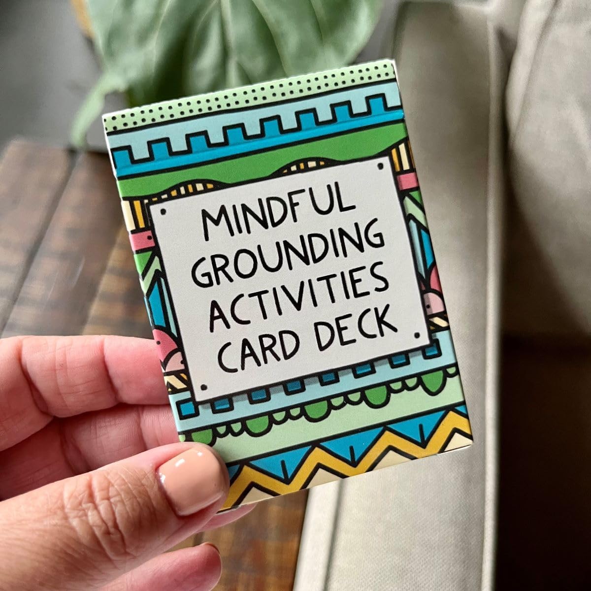 Mindful Grounding Card Deck – Trauma-Sensitive Card Deck Resource for Therapists, Educators, and Parents – Guided Somatic & Mindfulness Activities for Emotional Regulation