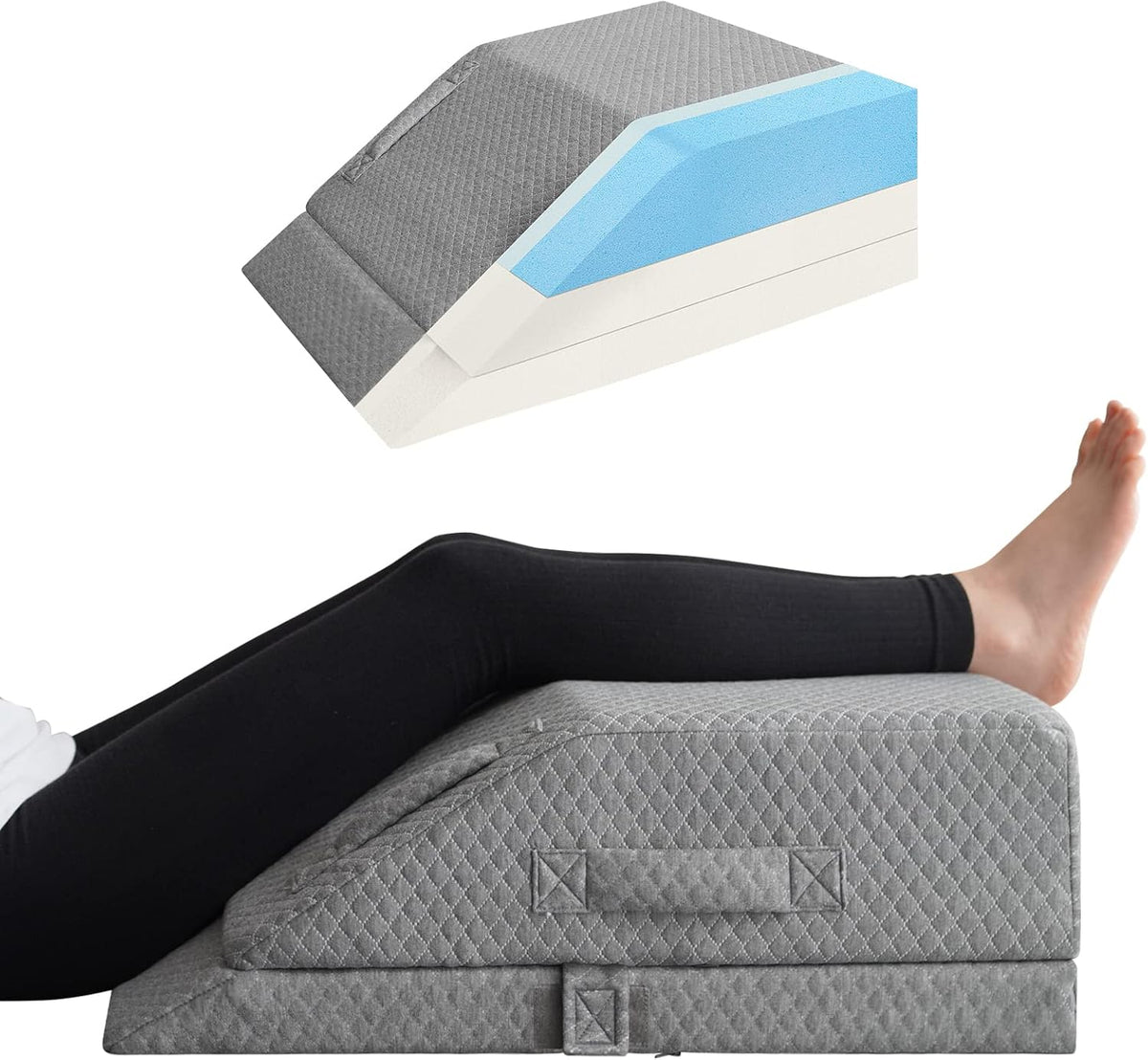 KingPavonini Adjustable Leg Elevation Pillows for Swelling & Pain Relief