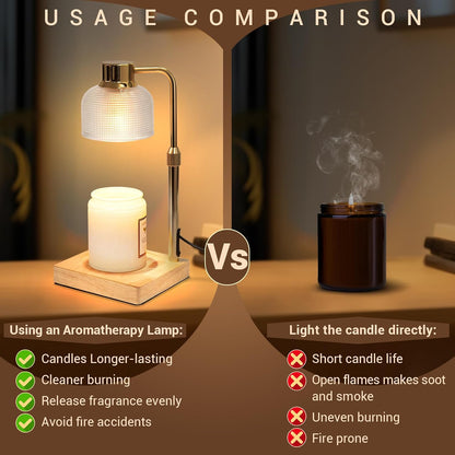 Candle Warmer Lamp with Timer, Birthday Gift for Women, House Warming Gift