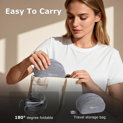 ALLJOY Eye Massager with Heat and Cooling, FSA Eligible HSA | Eye Massager with Removable Gel Mask, Birthday Gifts for Women Men Her Him Eye Care Devices for Migraine, Reduce Dry Eyes