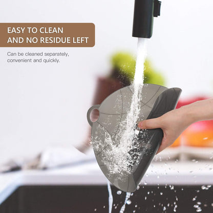 Silicone Spill Stopper Lid, Silicone Boil Over Safeguard Anti Spill Lid Cover Multi-Function Kitchen Cooking Tool for Cooking Pots from 7-10inches