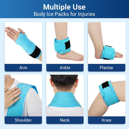 Comfytemp Wrist Ice Pack Wrap Carpal Tunnel Relief Wrist Brace, 2 Packs
