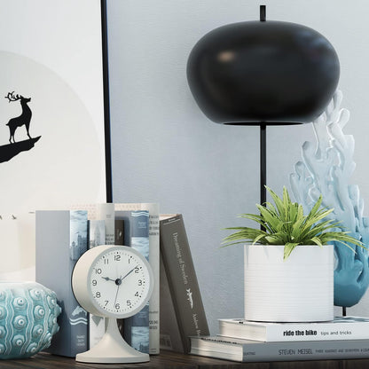 AYRELY® 3" Analog Alarm Clock, Retro Small Clock, Desk Clock for Bathroom