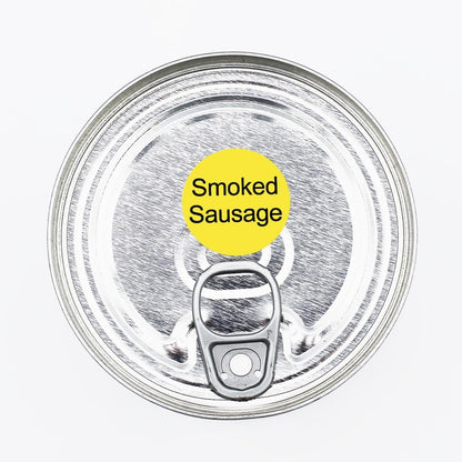 Yellow with Black Carnitas Circle Dot Adhesive Stickers, 1 Inch Round Labels, 500 Total Stickers
